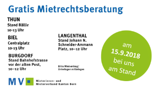 Mietertag  in Biel, Thun, Burgdorf & Langenthal 